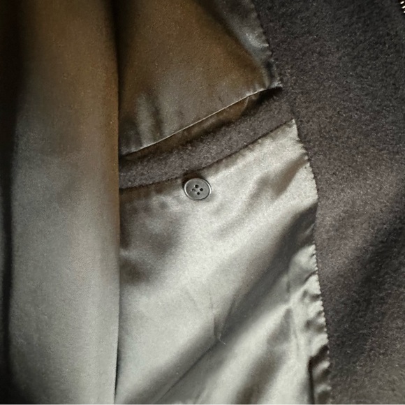 Tom James Alpaca and Wool Men's Classic Black Military Jacket large - Picture 7 of 11